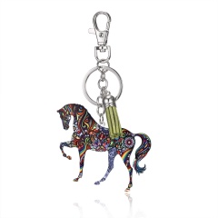 Animal Acrylic Bag Keychain Horse