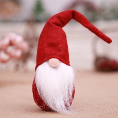 New Christmas Faceless Gnome Santa Xmas Tree Hanging Ornament Doll Decoration Red