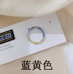 Acetic acid plate ring Blue-yellow