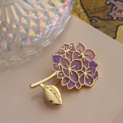 Gold Fashion Dragonfly Flower Brooches Pins Wholesale flower