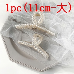 Korean Fashion Pearl Hairclip Wholesale fishtail-11cm