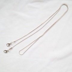 New Alloy Eyeglasses Chain Hanging Neck Double Buckle Mask Anti-lost Chain (size: 71cm, without anti-skid ring) Style 1