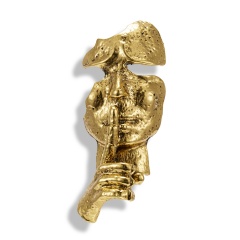 Personality Mask/Saxophone/Hat/Cane Alloy Brooch Mask gesture