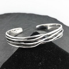 Retro Wave Braided Bracelet (Material: Copper / Size: diameter 6cm) Retro