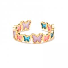 Butterfly Luminous Ring (Material: Brass/Size: Opening) Gold