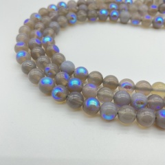 6/8/10mm Natural Moonstone Labradorite Optimized Loose Beads DIY Necklace Bracelet Jewelry Accessories Labradorite(6mm)