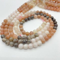 6/8/10mm Gradient Weathered Agate Loose Beads DIY Ornament Beaded Accessories 01(6mm)